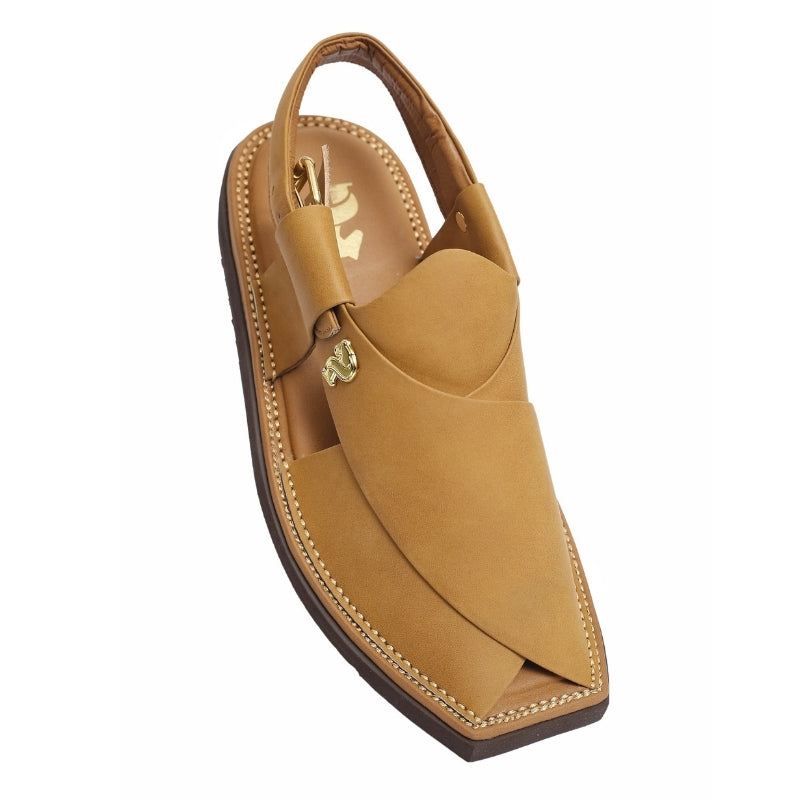 Close-up of adjustable strap – Air Kaptaan Superlight Chappal – Mustard Road Sole by Pukhtuns