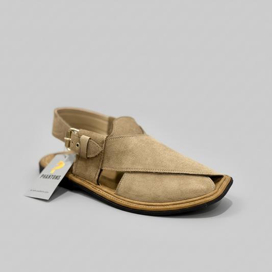 GT Signature Sued Peshawari Handmade (Beige Camel)