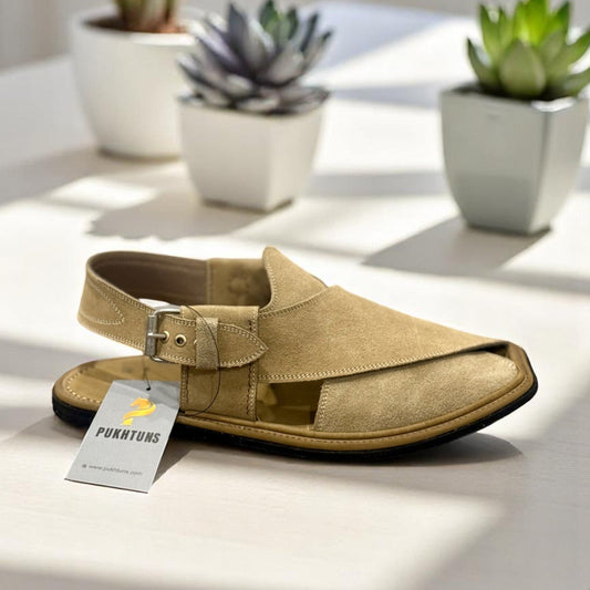 GT Signature Sued Handmade Peshawari (Mustard Camel)