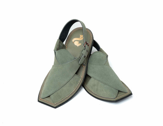 Suede Cut Shape (Light Green)