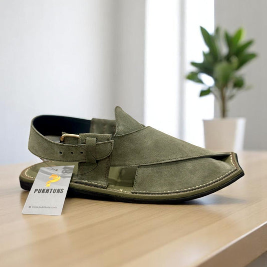 Suede Cut Shape (Light Green)