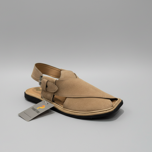 GT Signature Sued (off white Camel) Handmade Peshawari
