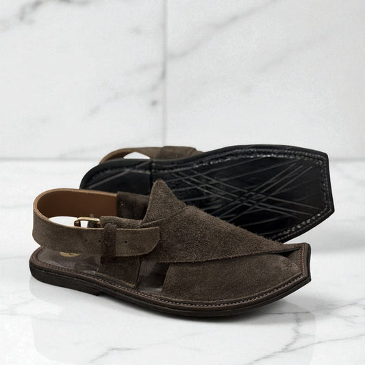 Sued Cut Shape (Dark Brown)