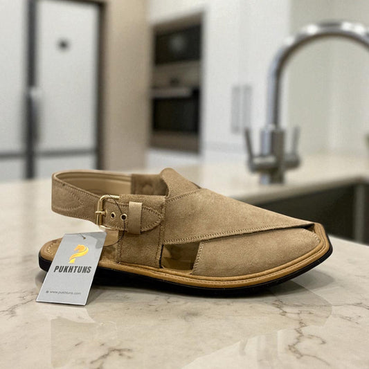 GT Signature Sued Peshawari Handmade (Beige Camel)